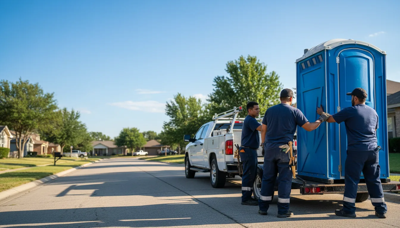 Portable Toilet Rental in Hedley, TX near me